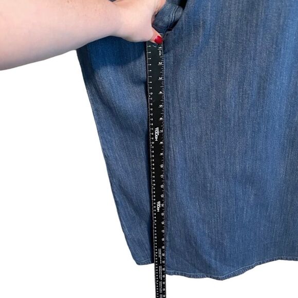 Pilcro- Women’s Denim Wide-Leg Pant Matching Set, Size 14 Altered - Picture 15 of 16